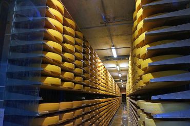 Fábrica de queso Gruyere